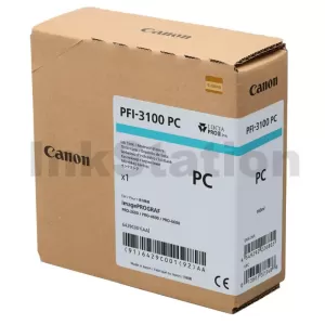 Genuine Canon LUCIA PRO II PFI-3100PC Photo Cyan Ink Tank - 160ML