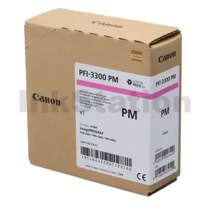 Genuine Canon LUCIA PRO II PFI-3300PM Photo Magenta Ink Tank - 330ML