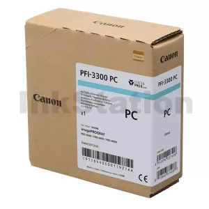 Genuine Canon LUCIA PRO II PFI-3300PC Photo Cyan Ink Tank - 330ML