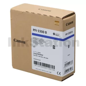 Genuine Canon LUCIA PRO II PFI-3300B Blue Ink Tank - 330ML