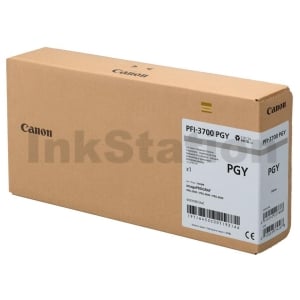 Genuine Canon LUCIA PRO II PFI-3700PGY Photo Grey Ink Tank - 700ML