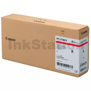 Genuine Canon LUCIA PRO II PFI-3700R Red Ink Tank - 700ML