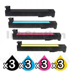 3 Sets of 4 Pack HP CF310A-CF313A (826A) Compatible Toner Cartridges [3BK,3C,3M,3Y]