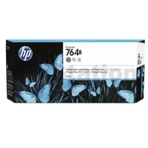 HP 764B Genuine Grey 300ML DesignJet Ink Cartridge 3WX42A