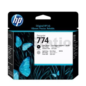HP 774 Genuine Photo Black / Light Grey DesignJet Printhead P2W00A