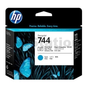 HP 744 Genuine Photo Black / Cyan DesignJet Printhead F9J86A