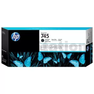 HP 745 Genuine Matte Black 300ML Ink Cartridge F9K05A