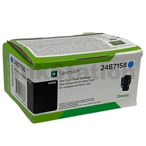 Lexmark 24B7158 Genuine XC4240 BSD Cyan Toner Cartridge - 6,000 pages