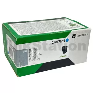 Lexmark 24B7511 Genuine C4342 / C4352 BSD Cyan Toner Cartridge - 11,500 pages