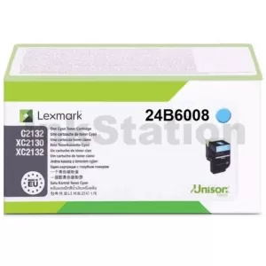 Lexmark 24B6008 Genuine XC2132 BSD Cyan Toner Cartridge - 3,000 pages