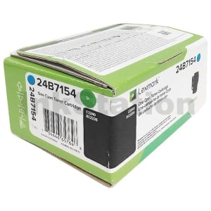 Lexmark 24B7154 Genuine C2240 / XC2235 BSD Cyan Toner Cartridge - 6,000 pages