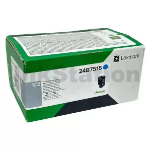 Lexmark 24B7515 Genuine XC4342 / XC4352 BSD Cyan Toner Cartridge - 14,200 pages
