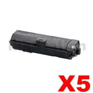 5 x Non-Genuine alternative for TK-1184 Black Toner Cartridge suitable for Kyocera M2735DW, M2635DN - 3,000 pages