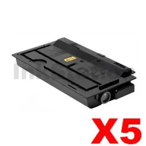 5 x Non-Genuine alternative for TK-7209 Black Toner suitable for Kyocera TASKalfa 3510I - 35,000 Pages