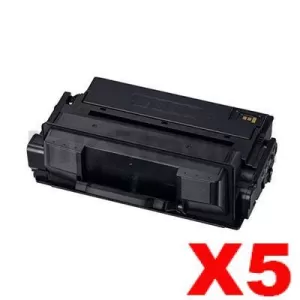 5 x Compatible Samsung MLT-D201L Black Toner Cartridge SU871A - 20,000 pages