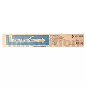 Genuine Kyocera TK-8329C Cyan Toner Cartridge - 12,000 pages