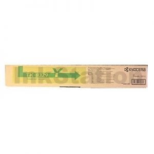 Genuine Kyocera TK-8329Y Yellow Toner Cartridge - 12,000 pages