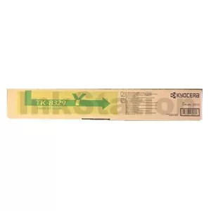Genuine Kyocera TK-8329Y Yellow Toner Cartridge - 12,000 pages