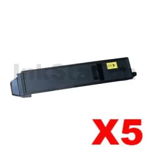 5 x Non-Genuine alternative for TK-8329K Black Toner Cartridge suitable for Kyocera TASKalfa 2551ci - 18,000 pages