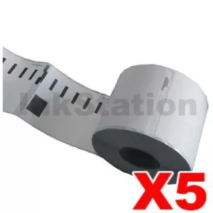 5 x Dymo SD99015 / S0722440 Compatible Multi Purpose Label Roll 54mm x 70mm - 320 labels per roll