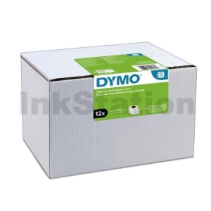 12 Rolls Dymo SD99014 / S0722430 Genuine White Label Roll 54mm x 101mm -220 labels per roll (S0722420)