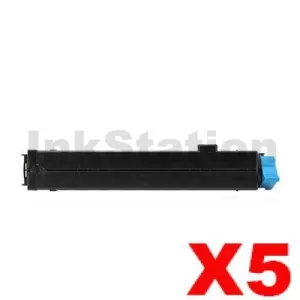 5 x OKI Compatible B4400, B4600 Toner Cartridge - 3,000 pages (43502303)