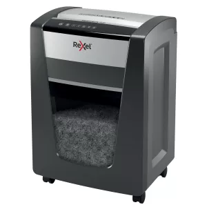 Rexel Momentum X420 20-Sheet Paper Shredder with 240min Continuous Run Time Cross Cut Black 2104578AU