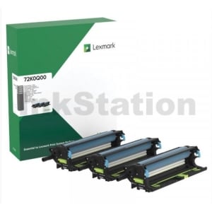 Lexmark 72K0Q00 Genuine CX825 / CX860 / CS820 Photoconductor Unit  (3 Pack) - 175,000 pages each