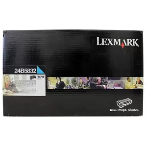 Lexmark 24B5832 Genuine XS796 BSD Cyan Extra High Yield Return Program Toner Cartridge - 18,000 pages