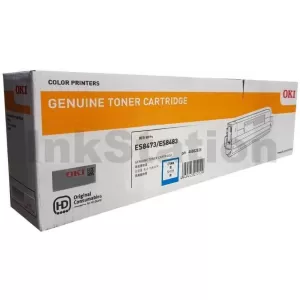 OKI ES8473 Genuine Cyan Toner Cartridge 45862835 - 8,800 pages