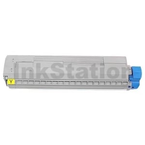 OKI C834 Compatible Yellow Toner Cartridge 46861309 - 10,000 pages