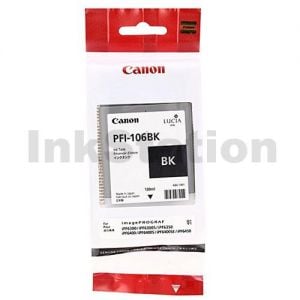 Genuine Canon PFI-106BK Black Ink Tank