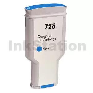 HP 728 Compatible Cyan 300ML Inkjet Cartridge F9K17A