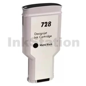 HP 728 / 728B Compatible Matte Black 300ML Inkjet Cartridge F9J68A / 3WX30A