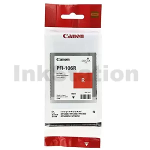 Genuine Canon PFI-106R Red Ink Tank