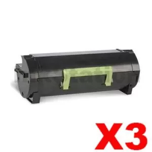 3 x Lexmark 503H (50F3H0E) Compatible MS310 / MS312 / MS410 / MS415/ MS510 / MS610 High Yield Toner Cartridge - 5,000 pages