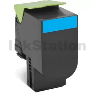 1 x Lexmark (70C8HC0) Compatible CS310 / CS410 / CS510 Cyan High Yield Toner Cartridge - 3,000 pages