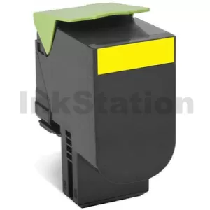 1 x Lexmark (70C8HY0) Compatible CS310 / CS410 / CS510 Yellow High Yield Toner Cartridge - 3,000 pages