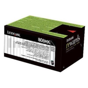1 x Lexmark (80C8HK0) Genuine CX410 / CX510 Black High Yield Toner Cartridge - 4,000 pages