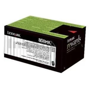 1 x Lexmark (80C8HK0) Genuine CX410 / CX510 Black High Yield Toner Cartridge - 4,000 pages