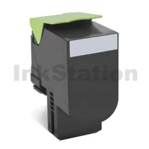 1 x Lexmark (80C8HK0) Compatible CX410 / CX510 Black High Yield Toner Cartridge - 4,000 pages