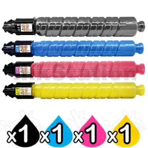 4 Pack Ricoh IM-C300 IM-C300F Compatible Toner Cartridges Combo 842386 - 842389 [1BK, 1C, 1M, 1Y]
