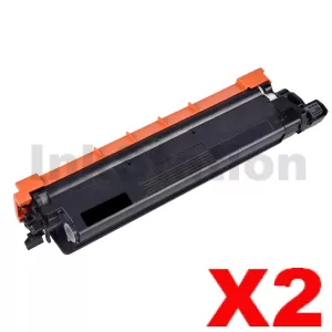 2 x Compatible Brother TN-259BK Black Super High Yield Toner Cartridge - 4,500 pages