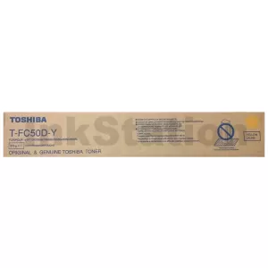 Genuine Toshiba e-Studio 2555C, 3055C, 3555C, 4555C, 5055C Yellow Toner Cartridge TFC50Y - 28,000 pages