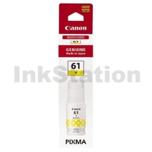 Genuine Canon GI61Y Yellow Ink Bottle - 7,700 pages