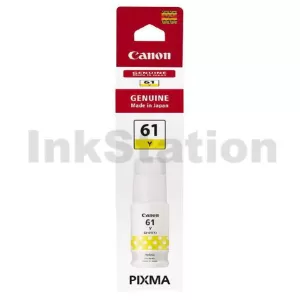 Genuine Canon GI61Y Yellow Ink Bottle - 7,700 pages