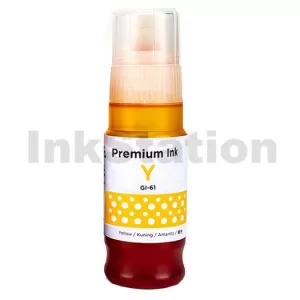 Compatible Canon GI61Y Yellow Ink Bottle 70ML