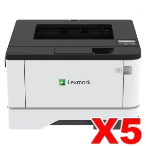 5 x Lexmark MS331dn 38ppm A4 Mono Laser Printer (29S0034)