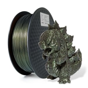 1 x PLA 3D Filament 1.75mm Sparkling Metallic Holographic Magic Gold - 1KG