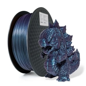 1 x PLA 3D Filament 1.75mm Sparkling Metallic Holographic Magic Blue - 1KG
